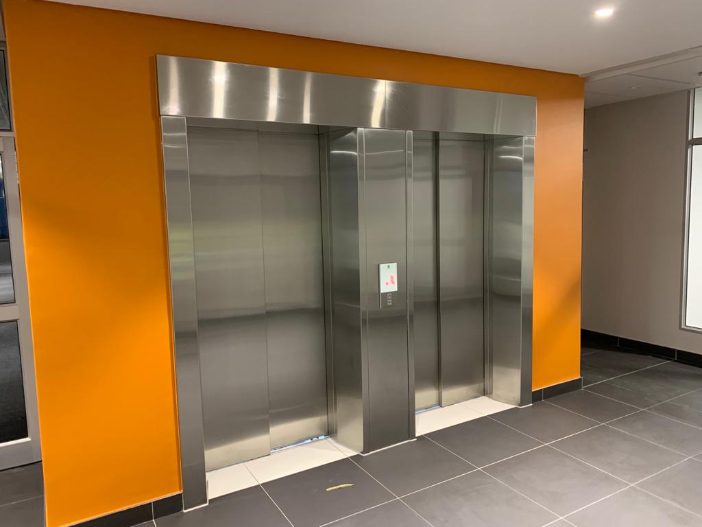 Custom-designed elevator for a luxury residential building